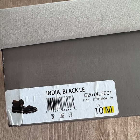 Franco Sarto India Platform Wedge Leather Velcro Sandal Black Embossed Snake 10 - Picture 13 of 16